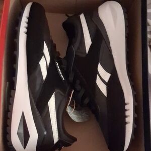 Reebok Classic Black and White Athletic Shoes